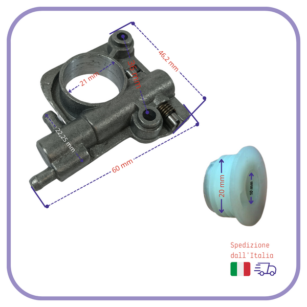 Pompa Olio Vite Senza Fine per Motosega ECHO